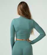 Women's "Active" Crop-Top Hoodie