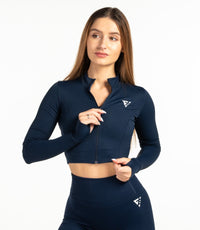 Women's "Active" Crop-Top Hoodie