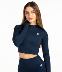 Women's "Active" Crop-Top Hoodie
