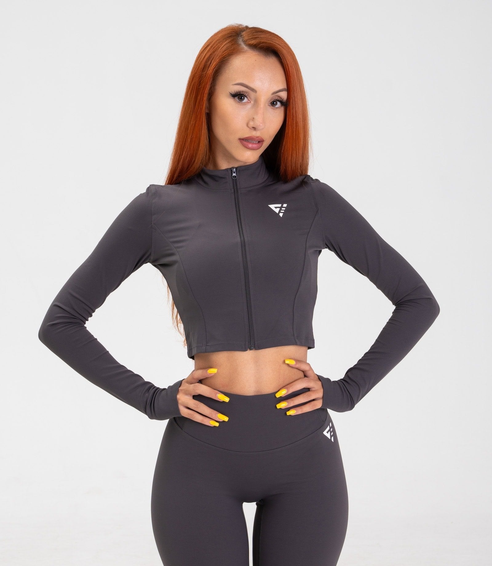 Women's "Active" Crop-Top Hoodie