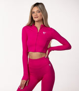 Women's "Active" Crop-Top Hoodie